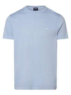 JOOP! T-shirt męski Mężczyźni Bawełna niebieski jednolity, M - Koszulki męskie - miniaturka - grafika 1