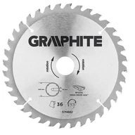 Akcesoria do elektronarzędzi - GRAPHITE Tarcza do pilarki, widiowa, 205 x 30 mm, 36 zębów - miniaturka - grafika 1