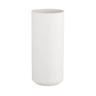 Figurki dekoracyjne - Lumarko Lumarko Wazon Ceramiczny 11x11x25 Cm Popielaty! 0102016238 Alt - miniaturka - grafika 1