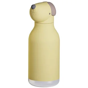 Butelka termiczna ASOBU Bestie Bottle Dog Żółty - Butelki termiczne - miniaturka - grafika 1