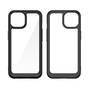 Wzmocnione etui z elastyczną ramką do iPhone 15 Plus Outer Space - czerwone - Etui i futerały do telefonów - miniaturka - grafika 2