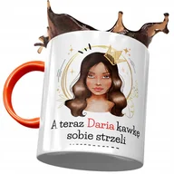 Kubki - Kubek Pomarańczowy Dla Darii Koleżanki Żony z Nadrukiem ze Zdjęciem + Opakowanie na prezent (wzór 03) - miniaturka - grafika 1