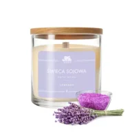 Świece - Big Nature Świeca sojowa zapachowa Lawenda 215 g - miniaturka - grafika 1