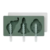 Miseczki i talerzyki dla dzieci - Nuuroo - Silikonowe Formy Na Lody Elin Ice Pop Dusty Green - miniaturka - grafika 1