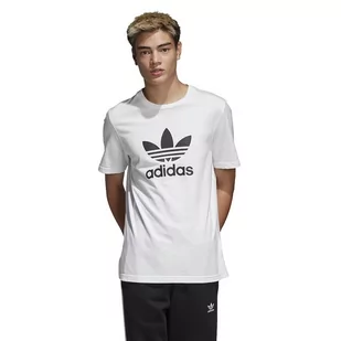 Adidas, Koszulka męska, Originals Trefoil CW0710, biały, rozmiar L - Koszulki męskie - miniaturka - grafika 1