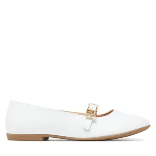 Baleriny Tommy Hilfiger T3A3-33768-0326 S Biały - Buty dla dziewczynek - miniaturka - grafika 1