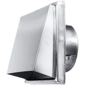 Kratki wentylacyjne - Kratka wentylacyjna kwadratowa z pokrywą, kratka wentylacyjna, zewnętrzna pokrywa wentylacyjna, do otworu 125 mm - miniaturka - grafika 1