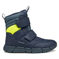 Buty dla chłopców - Śniegowce Geox J Flexyper B Abx J169XC 0FU50 C0700 S Granatowy - miniaturka - grafika 1