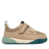 Buty dla dziewczynek - Sneakersy Reima Kiirus 5400006A-0760 Beżowy - miniaturka - grafika 1