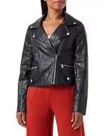 Kurtki damskie - VERO MODA Vmnicole damska kurtka typu Boos, czarny, XS - miniaturka - grafika 1
