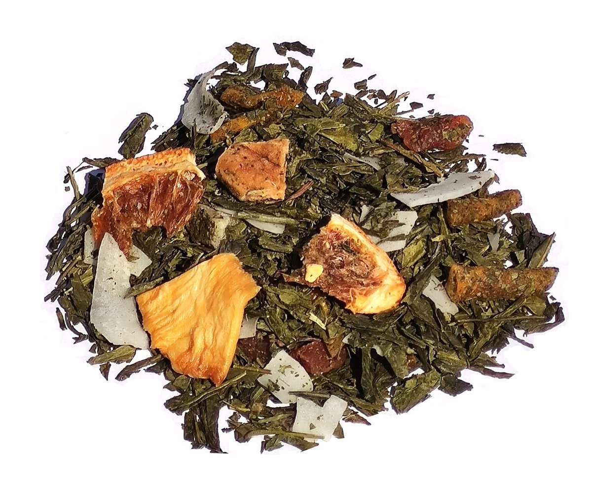 TROPIKALNA WYSPA herbata zielona aromatyzowana 50g