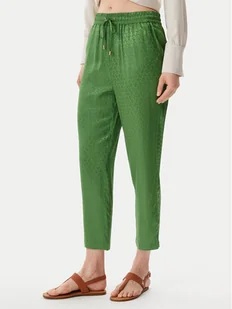 Lola Casademunt by Maite Spodnie materiałowe MS2514007 Zielony Regular Fit - Spodnie damskie - miniaturka - grafika 1