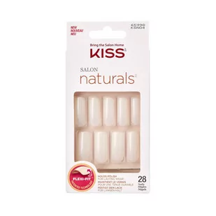 Kiss, Sztuczne Paznokcie Naturals Ksn04, L, 28 Szt. - Sztuczne paznokcie i akcesoria - miniaturka - grafika 1