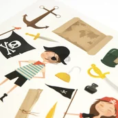 Pasmanteria - Naklejki Papierowe 6 ark. Piraci - miniaturka - grafika 1