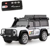 Modele zdalnie sterowane - Amewi RC Geländewagen Die Cast 1:64 RTR weiß - miniaturka - grafika 1