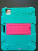 Etui do tabletów - Etui do iPad Air4 10,9 (2020) Pro11 (2018/2020) Pancerne Miętowo Różowe - miniaturka - grafika 1