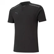 Koszulki męskie - Puma Koszulka męska Teamcup Casuals Polo Black-asfalt. 3XL 657976 - miniaturka - grafika 1