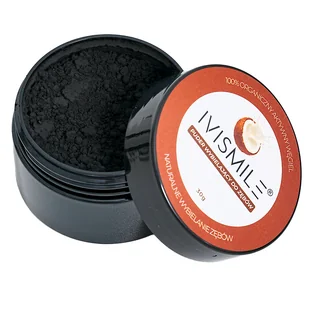 Ivismile Puder węglowy do zębów, smak kokosowy - Wybielanie zębów - miniaturka - grafika 1