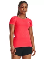 Koszulki sportowe damskie - Under Armour Koszulka sportowa w kolorze różowym - miniaturka - grafika 1