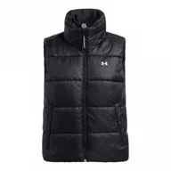 Kurtki damskie - Damski bezrękawnik puchowy pikowany Under Armour Lw Insulate Vest - czarny - UNDER ARMOUR - miniaturka - grafika 1