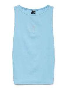 Vero Moda Top w kolorze błękitnym - Koszulki i topy damskie - miniaturka - grafika 1