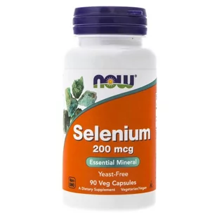 NOW Foods Selen 200 mcg - Witaminy i minerały dla sportowców - miniaturka - grafika 1