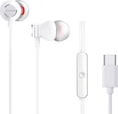 Słuchawki - Aiwa HEADPHONES USB-C ESTM-50 WHITE - miniaturka - grafika 1