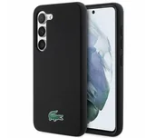 Etui i futerały do telefonów - Lacoste Silicone do Samsung Galaxy S23 Czarny - miniaturka - grafika 1