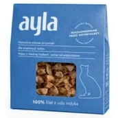 Przysmaki dla kotów - Ayla Care Filet z uda indyka - liofilizowane przysmaki dla kota 28 g - miniaturka - grafika 1