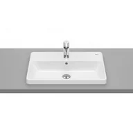 Umywalki - Roca A3270YAS00 GAP Umywalka blatowa prostok$1107tna 60x39 z otworem na bateri$1108 z przelewem Supraglaze$1109 - miniaturka - grafika 1