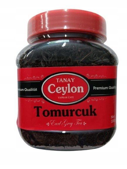 Herbata cejlońska czarna liściasta Tanay Tomurcuk earl grey - 180 g