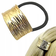 Ozdoby do włosów - Gumka do włosów Mocna Metalowa ozdoba Na kucyk - miniaturka - grafika 1