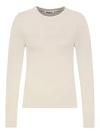 Koszulki i topy damskie - Sublevel Koszulka w kolorze kremowym - miniaturka - grafika 1