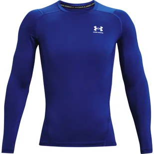 Koszulka męska Under Armour HG Armour Comp LS niebieska 1361524 400 - Koszulki męskie - miniaturka - grafika 1