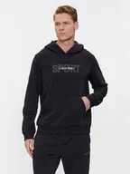 Bluzy męskie - Calvin Klein Performance Bluza Graphic 00GMS4W339 Czarny Regular Fit - miniaturka - grafika 1