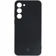 Etui i futerały do telefonów - Bizon Etui Case Silicone Sq do Samsung Galaxy S23 Plus czarne - miniaturka - grafika 1