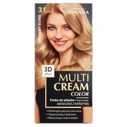 Farby do włosów i szampony koloryzujące - Joanna Multi Cream 3D 31 Piaskowy Blond - miniaturka - grafika 1