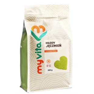 MyVita MŁODY JĘCZMIEŃ PROSZEK 200G - Suplementy naturalne - miniaturka - grafika 1