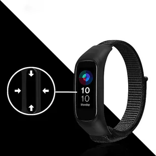 Opaska / Pasek Nylonowy Braders do Oppo Band czarny - Akcesoria do smartwatchy - miniaturka - grafika 4