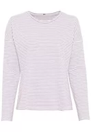 Swetry damskie - Camel Active Womenswear Sweter Damski, Fioletowy/Off White, Xxl - miniaturka - grafika 1