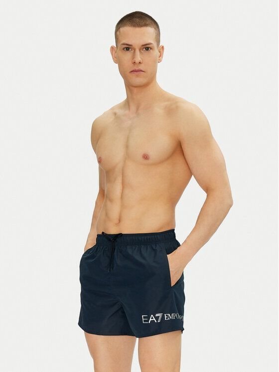 costume mare e piscina uomo ea7 7m000519 af13049 mb010 armani blue/silver