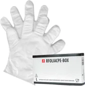 Rękawice robocze - RFOLIACPE-BOX - Rękawice foliowe - L - miniaturka - grafika 1