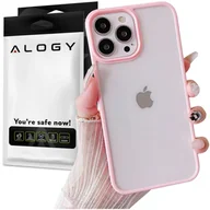 Etui i futerały do telefonów - Etui ochronne obudowa Alogy Hybrid Candy Case do Apple iPhone 13 Pro różowo-przezroczyste - miniaturka - grafika 1