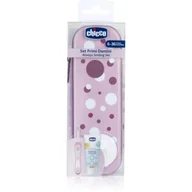 Kosmetyki kąpielowe dla dzieci - Chicco Always Smiling Set 6m+ zestaw do pielęgnacji zębów z futerałem Lilac - miniaturka - grafika 1