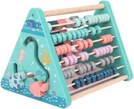 Sortery dla dzieci - Drewniany Edukacyjny Liczydło-Sorter z Literkami i Obrazkami dla Dzieci - miniaturka - grafika 1