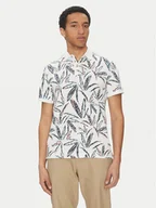 Koszulki męskie - Tom Tailor Polo 1045706 Biały Regular Fit - miniaturka - grafika 1