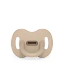 Smoczki uspokajające - Suavinex SX Pro smoczek fizjologiczny silikonowy Colour Essense 0-6m+ Beżowy - miniaturka - grafika 1