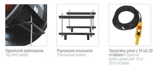 DESDEA Wciągarka budowlana 500kg/30m, linowa elektryczna - do wyboru sterowanie ręczne, lina, mocowanie 08179940 - Wciągarki - miniaturka - grafika 5