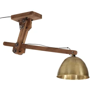 Lampa Sufitowa, 25 W, Antyczny Mosiądz, 105X30X65-108 Cm, E27 Lumarko! - Lampy sufitowe - miniaturka - grafika 1