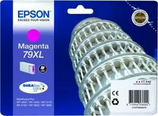 Tusz EPSON C13T79034010, purpurowy, 17 ml - Tusze oryginalne - miniaturka - grafika 1